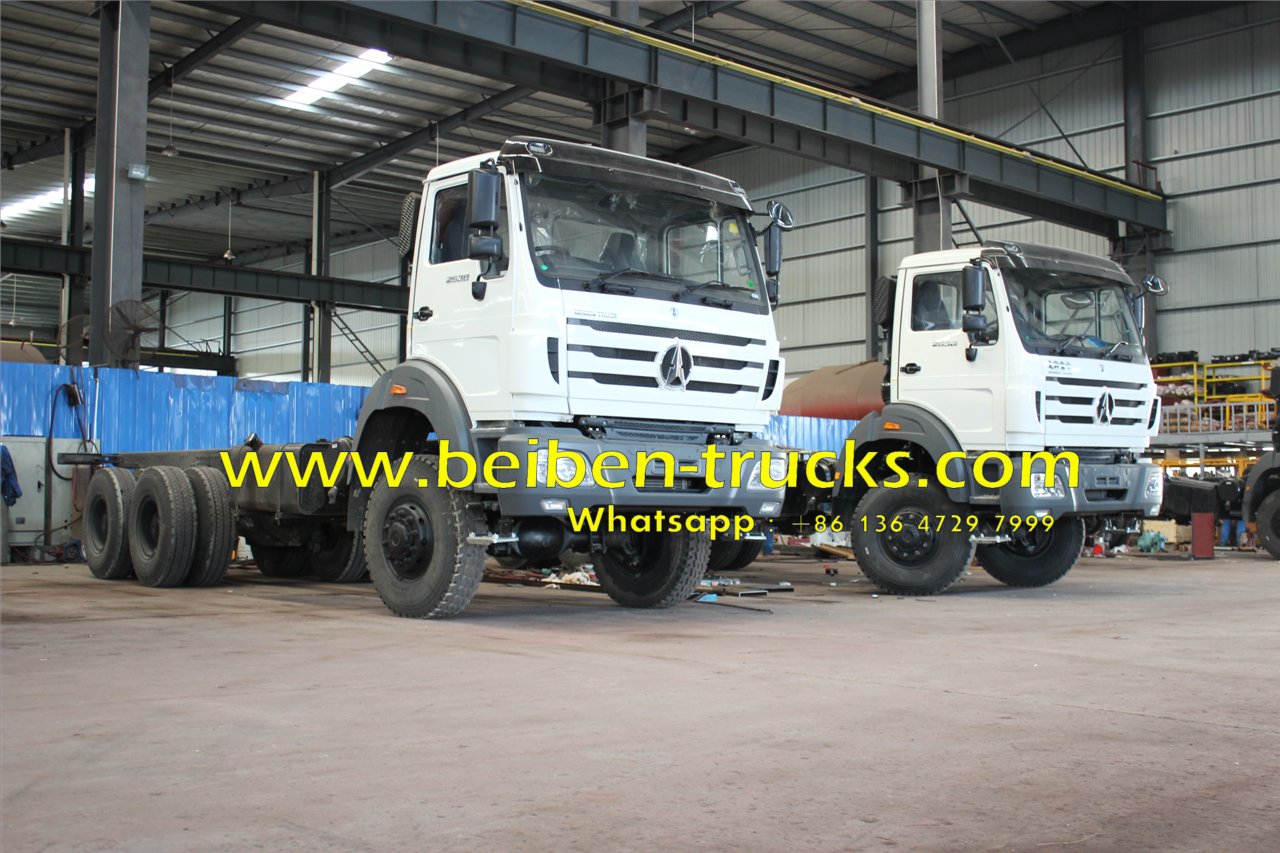 Beiben 6x6 water tank truck 10-20m3 tanker truck 