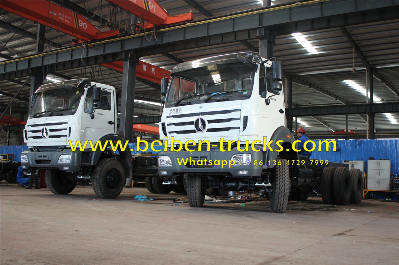 Beiben 6x6 water tank truck 10-20m3 tanker truck 