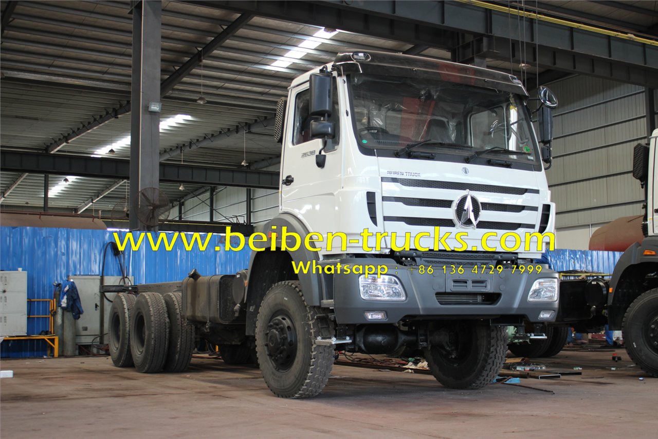 Beiben 6x6 water tank truck 10-20m3 tanker truck 