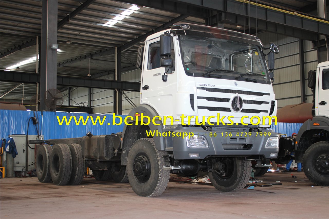 Beiben 6x6 water tank truck 10-20m3 tanker truck 