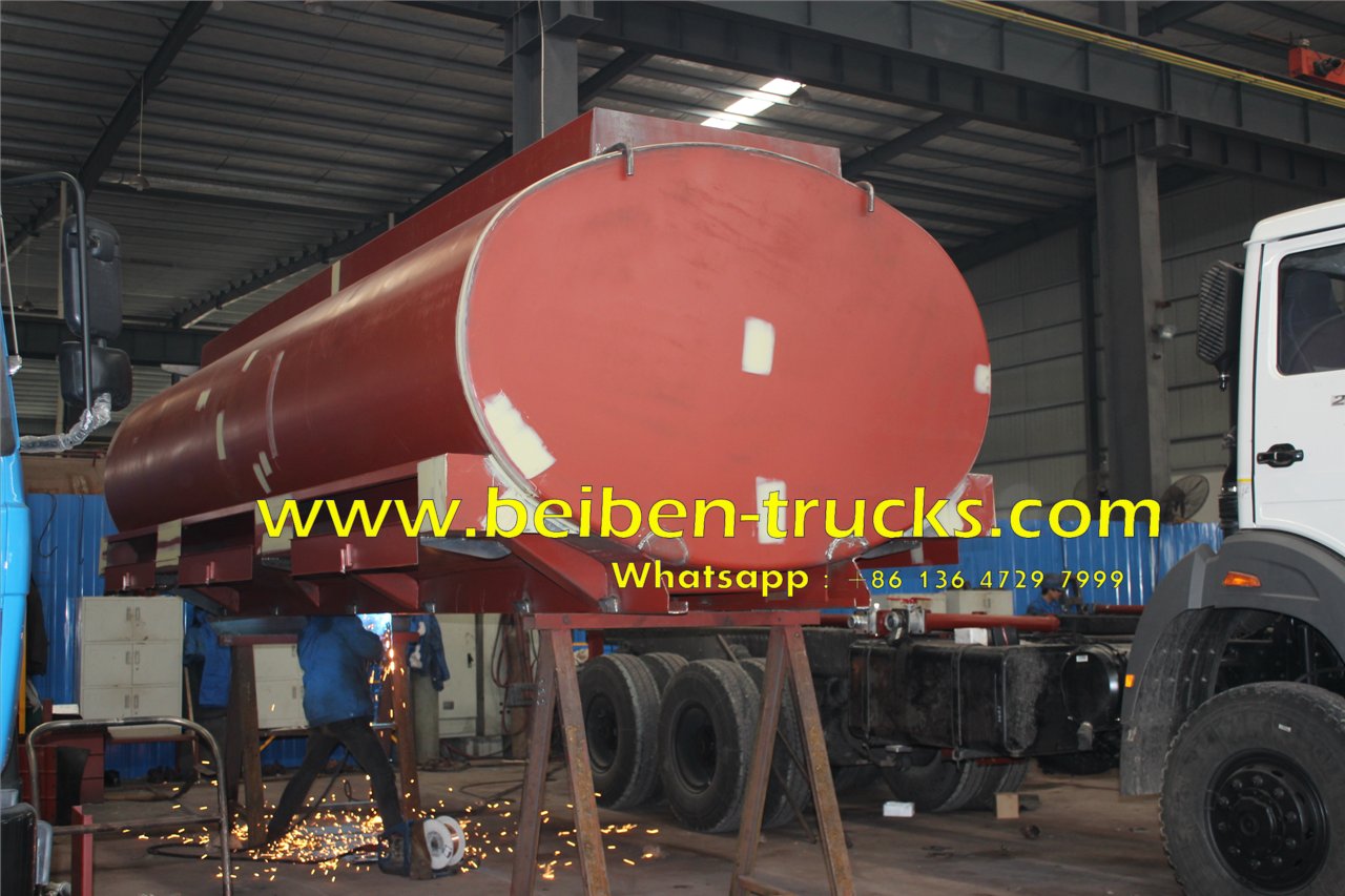 China manufacture New Brand 20 m3 beiben water tank truck for sale