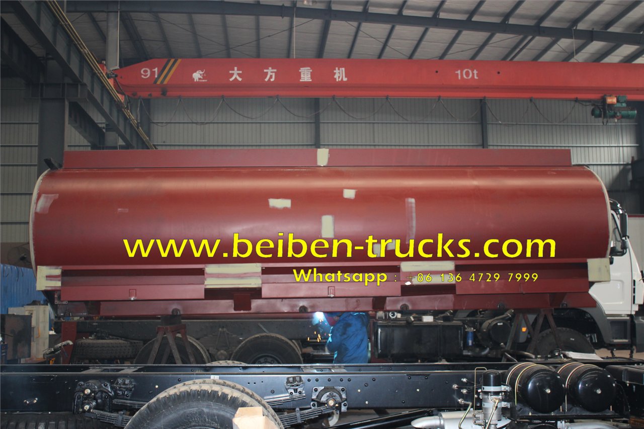 China manufacture New Brand 20 m3 beiben water tank truck for sale