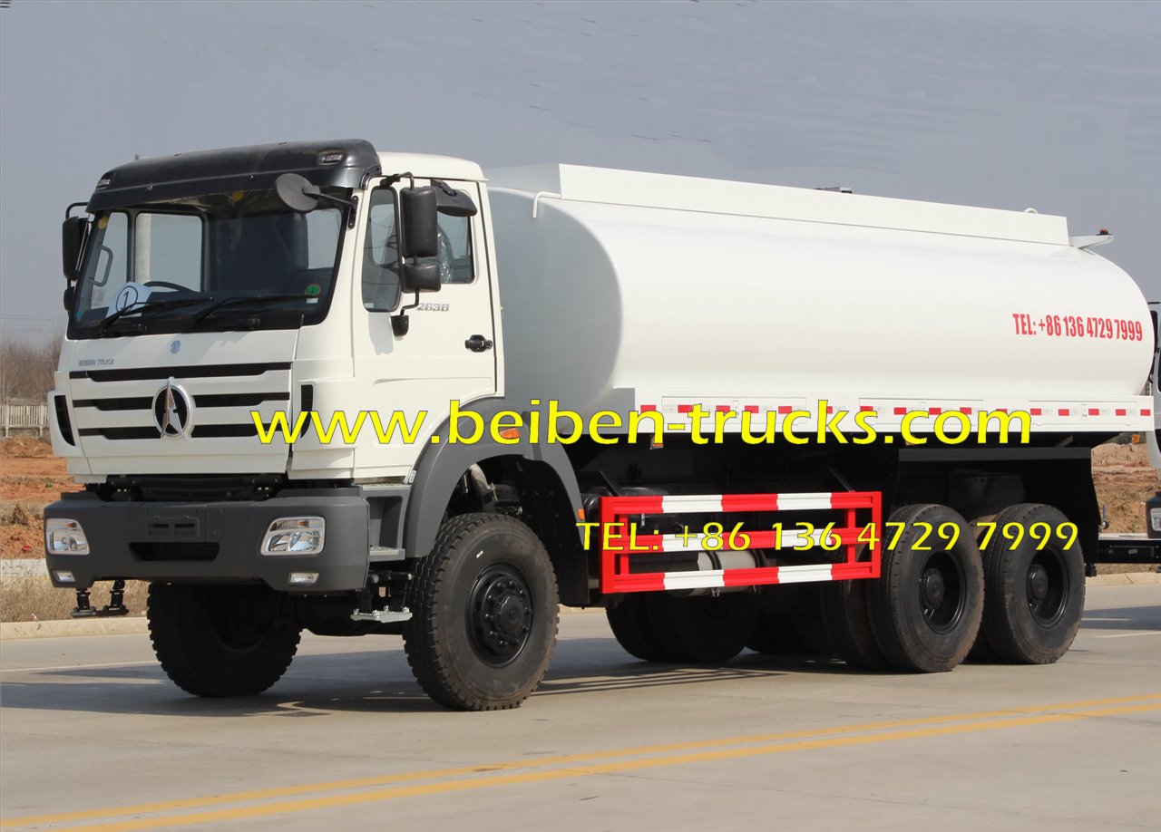 Beiben truck 6x4 NG80 water spray truck truck mounted water tank 