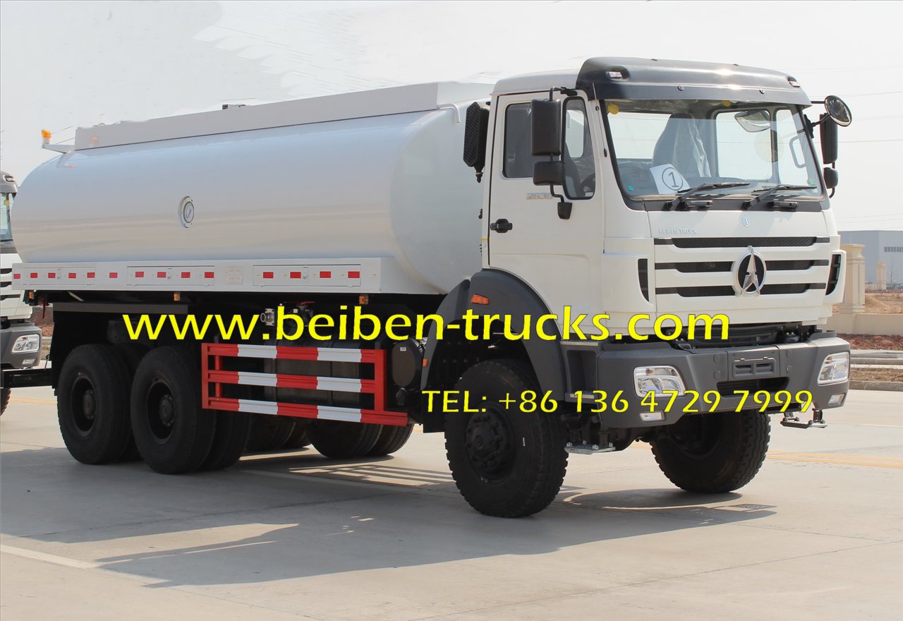 Beiben truck 6x4 NG80 water spray truck truck mounted water tank 