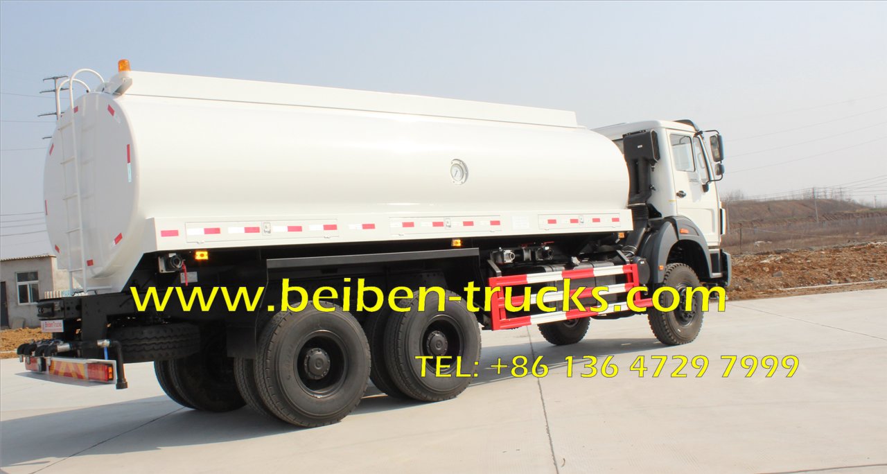 Beiben NG80B 6x4 5000 gallon water tank truck 