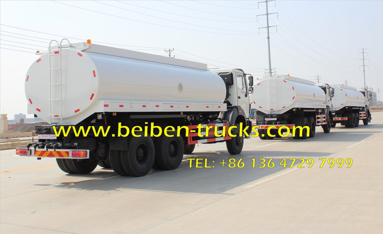 North benz BEIBEN 6x4 336HP tank truck water truck for sale 