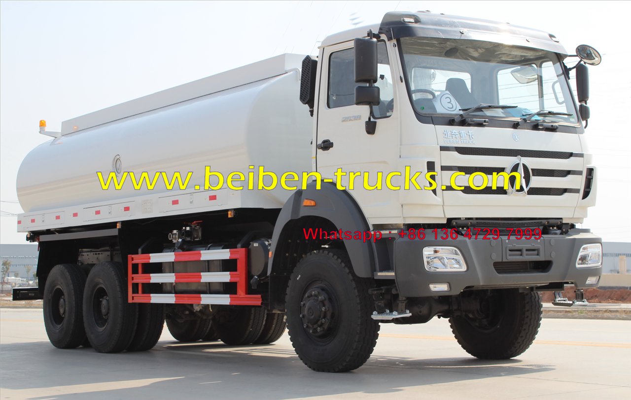 North Benz NG80 6x4 power star 20 ton water tank truck 