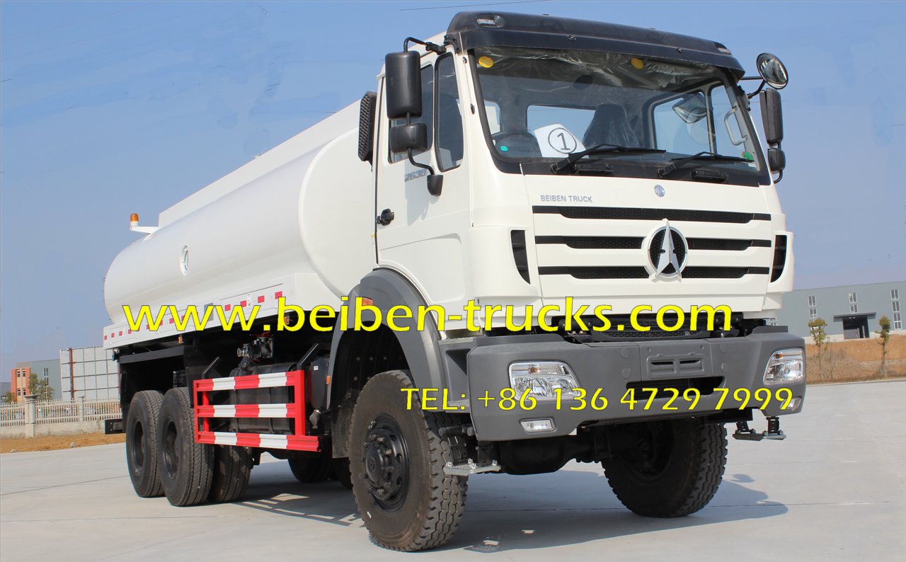 North Benz NG80 6x4 power star 20 ton water tank truck 