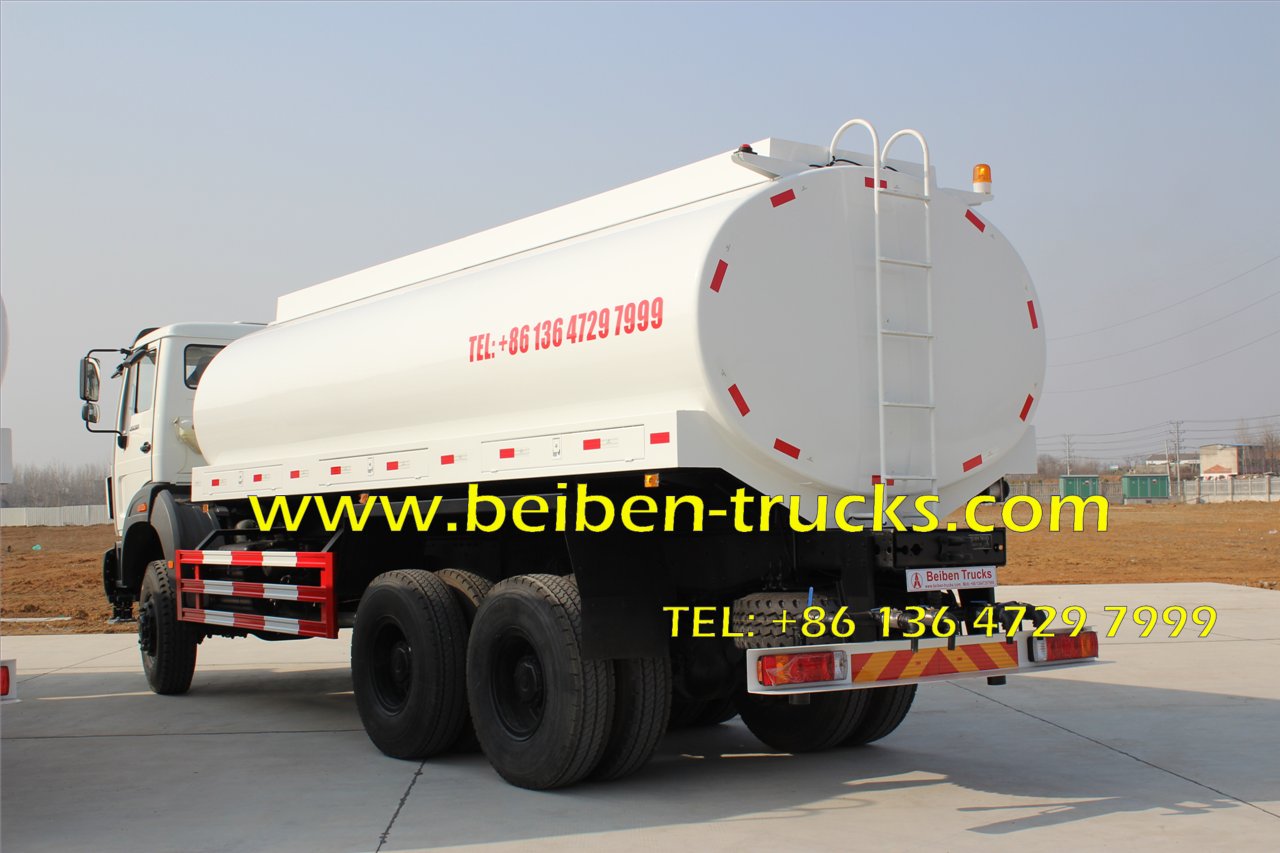 Beiben NG80 6x4 20 cubic meters power star water tankers for sale