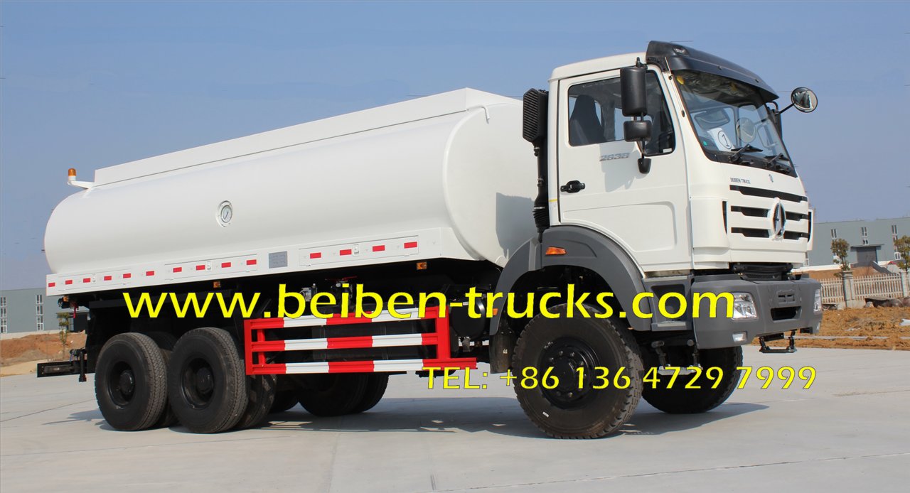 Beiben 6x4 water carrier truck water spray truck for sale 