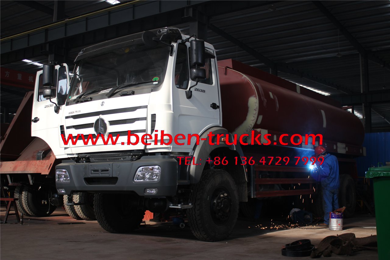 BeiBen/North Benz 6x4 20000L 290hp water tanker truck for sale 