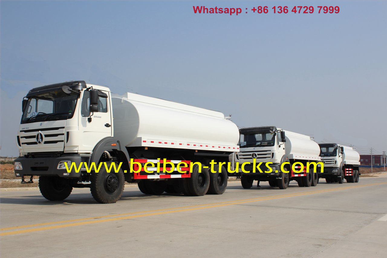 North benz NG80 6x4 336hp water tank truck for sale in constructon