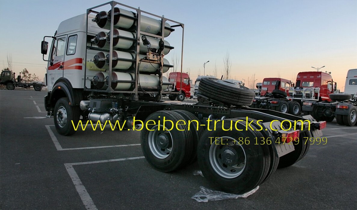 beiben 2538 CNG tractor truck 