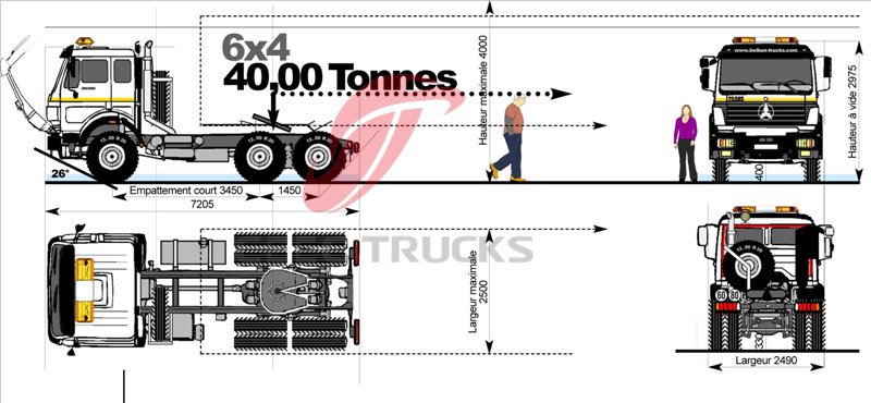 beiben 2538 CNG tractor truck beiben 2538 CNG tractor truck
