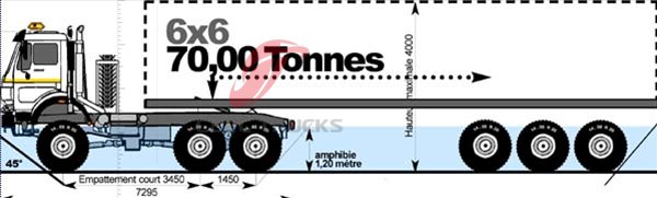 beiben 2636 all wheel drive tractor