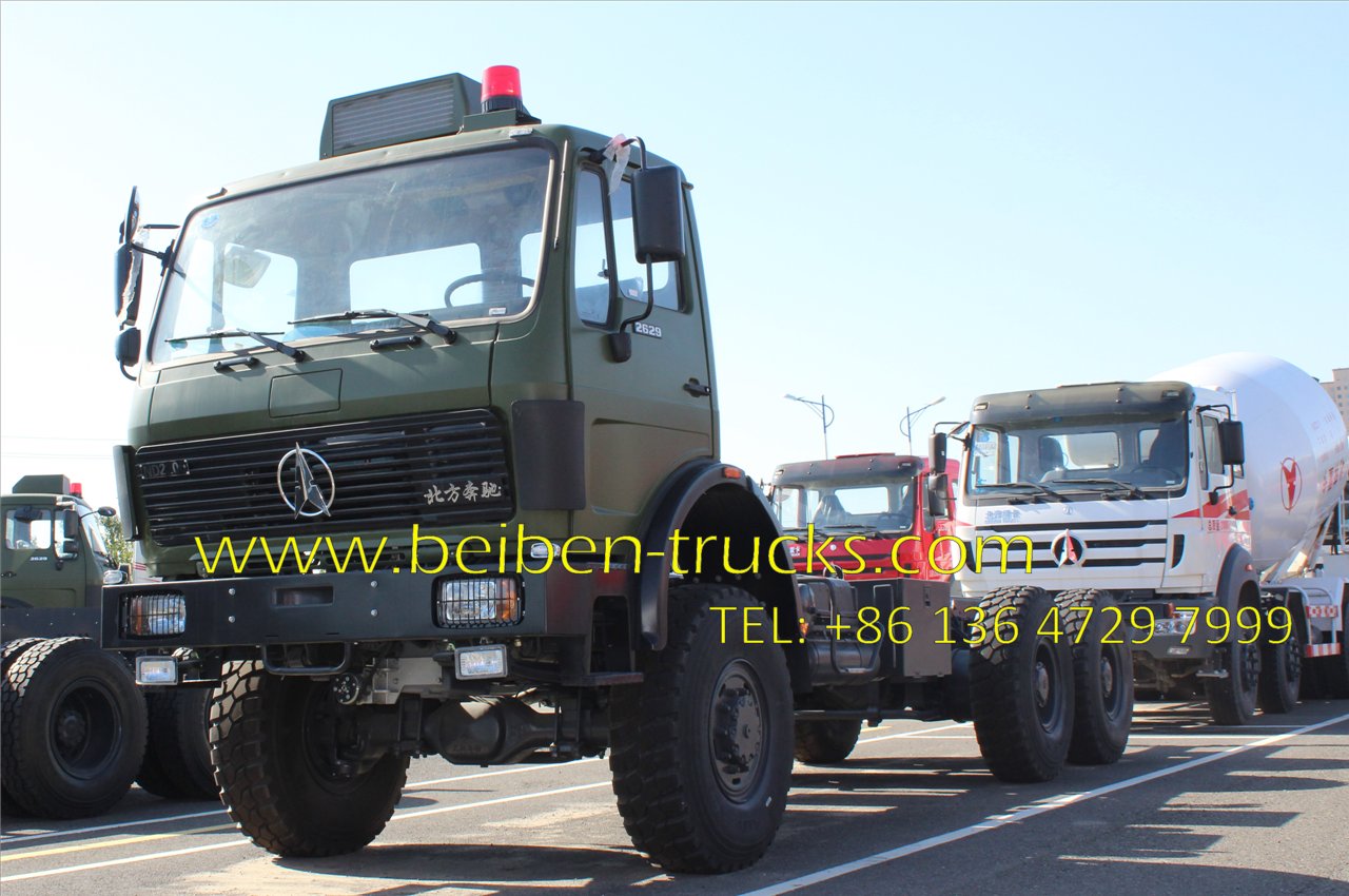 beiben 2629 military tractor truck