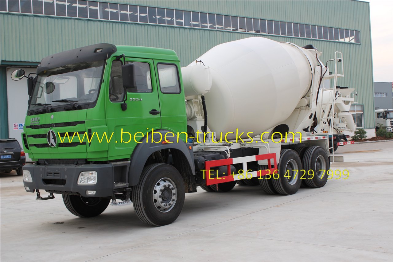 beiben 2534 mixer truck manufacturer 