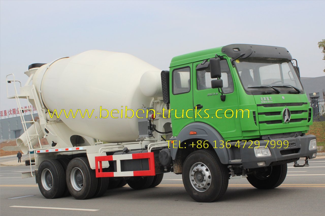 beiben 2534 mixer truck manufacturer 