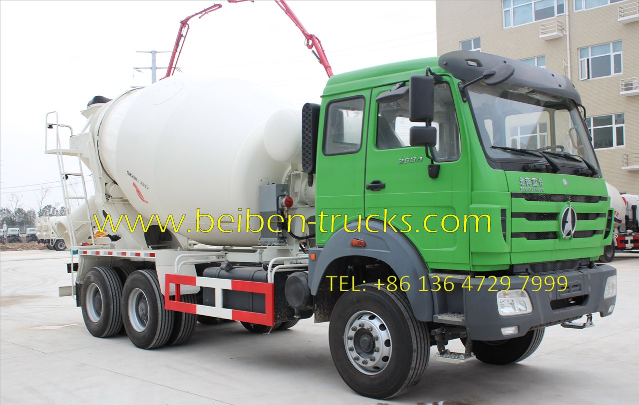 beiben 10 CBM mixer truck manufacturer