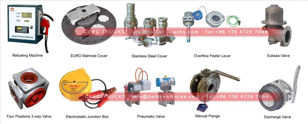 beiben fuel truck parts