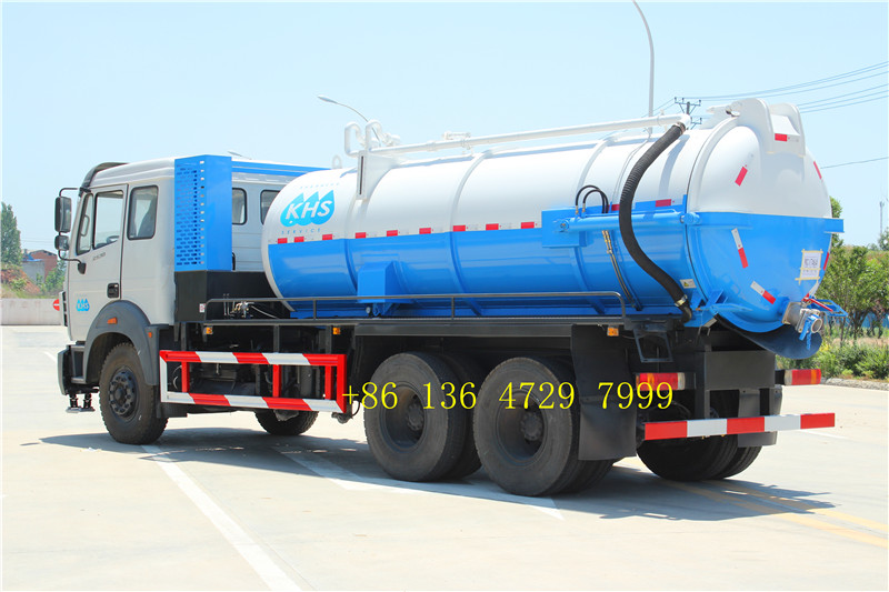 beiben vacumm tanker truck