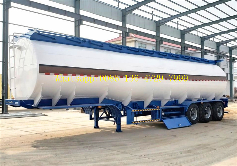 Professional 45000 Liters Fuel Tanker Semi Trailer With 5 Compartments 