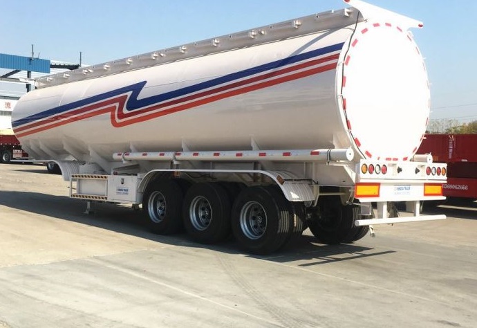 FUWA axle petrol fuel tanker semitrailer