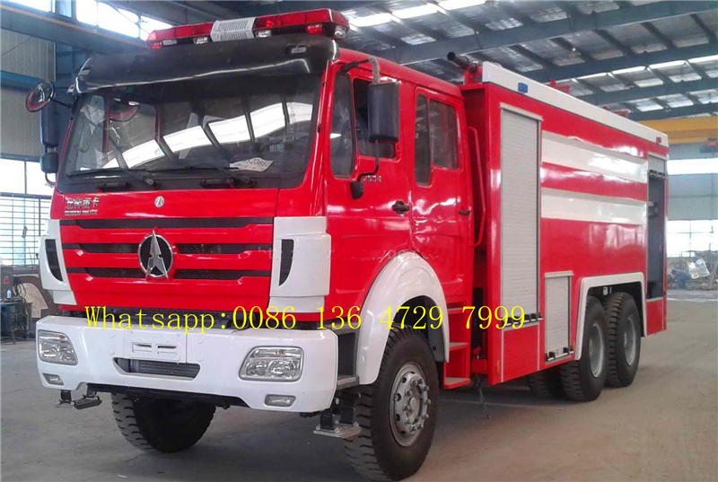 beiben fire fighting truck