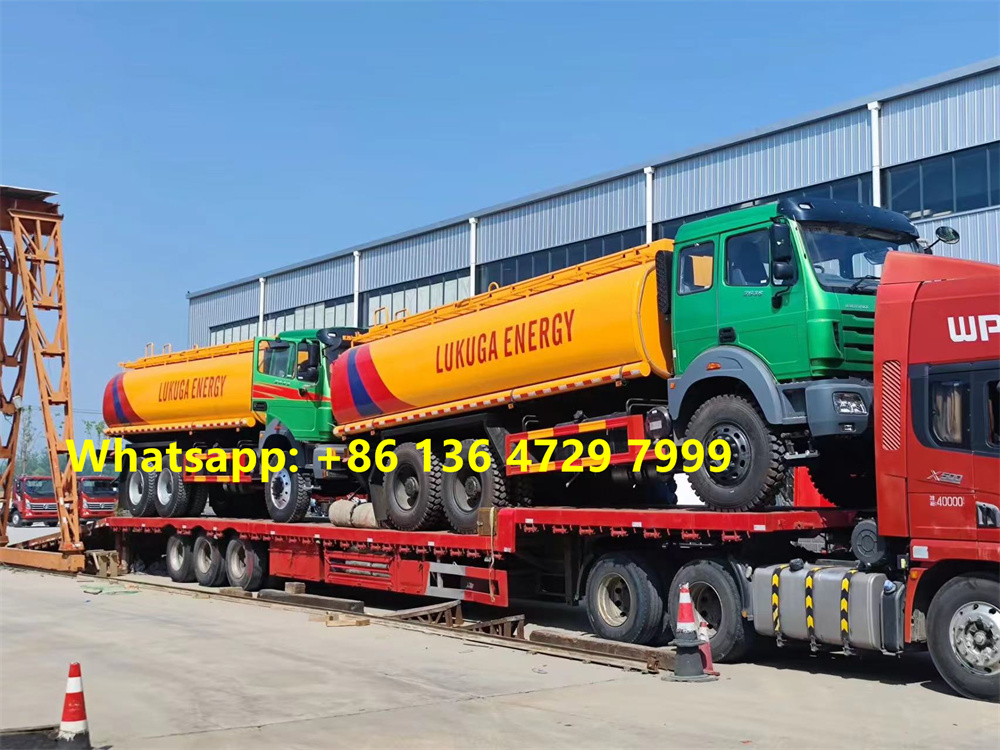beiben 6x6 all wheel drive fuel tanker truck Beiben 2642 fuel tanker truck