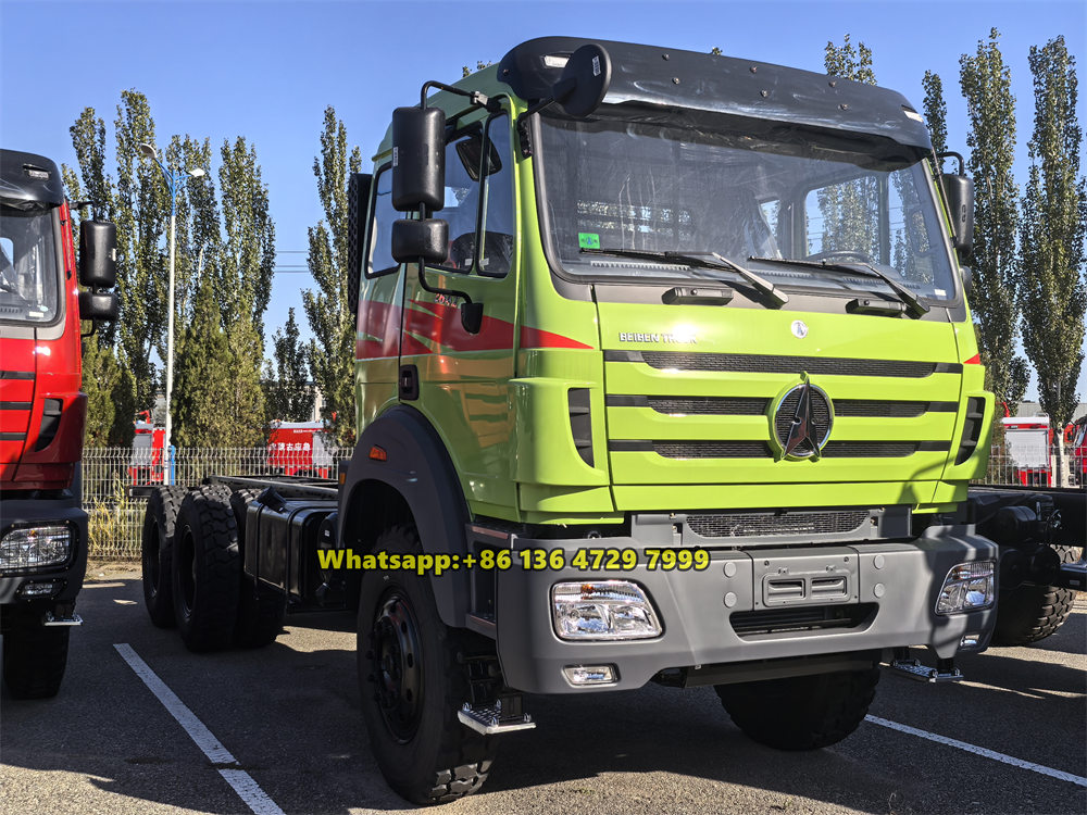 beiben 6x6 drive off road truck