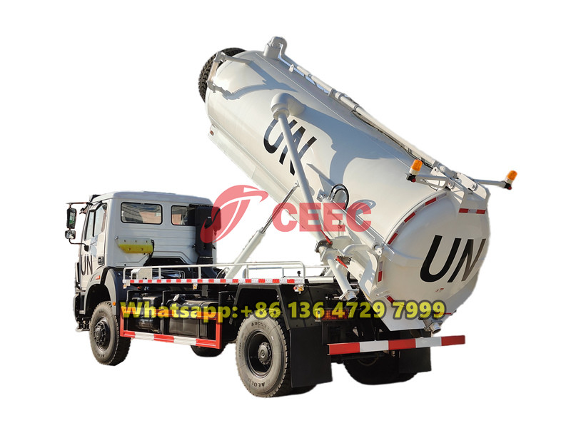 Beiben 4×4 septic suction truck