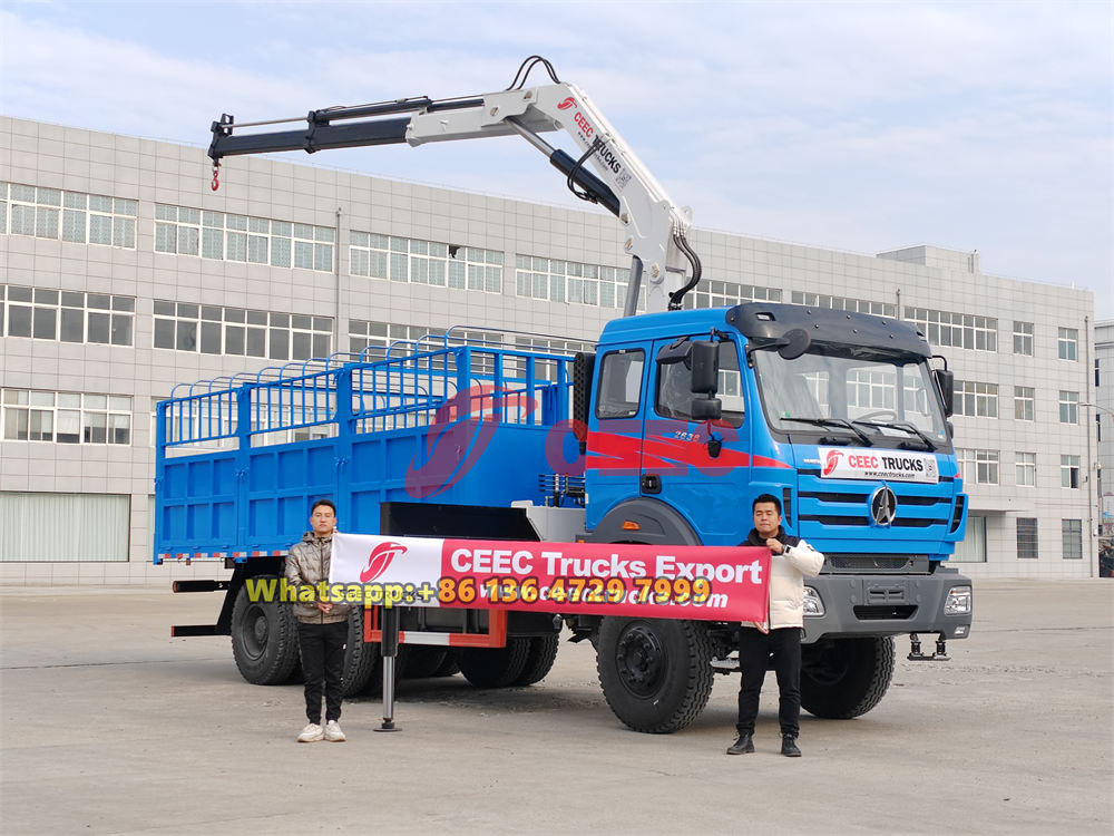 beiben truck mounted crane