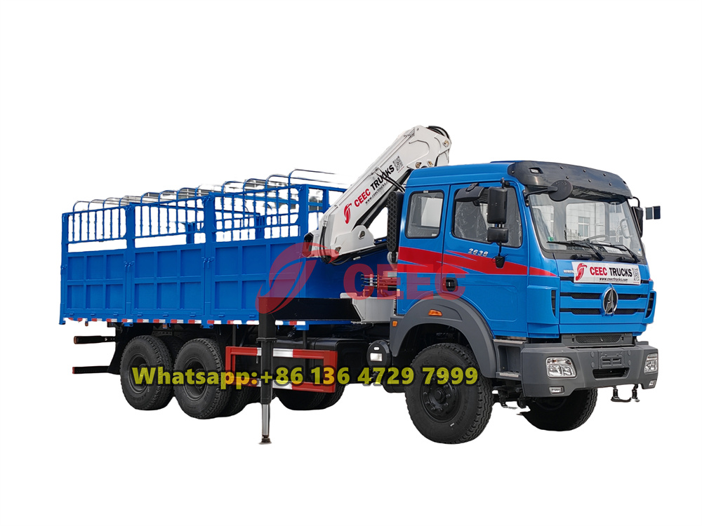 beiben truck mounted crane