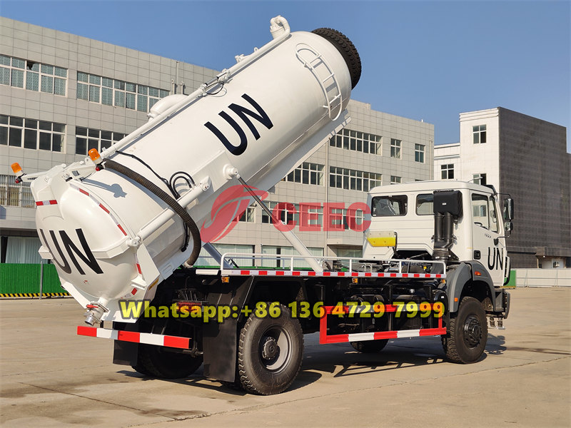Beiben 4×4 off-road sewage truck price