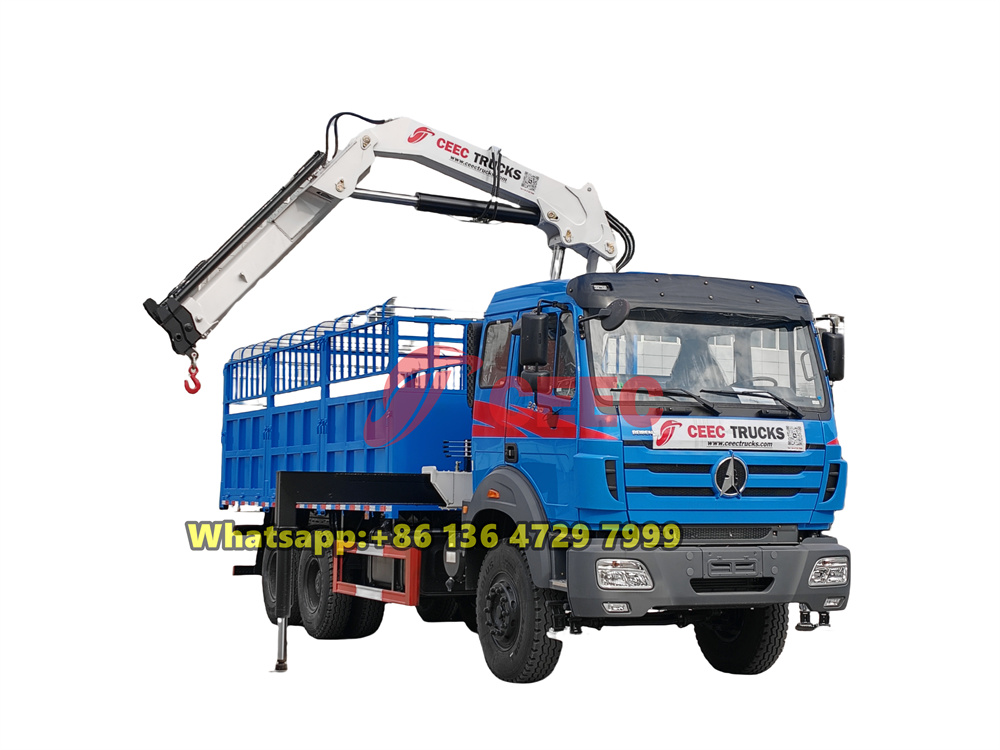 beiben truck mounted crane