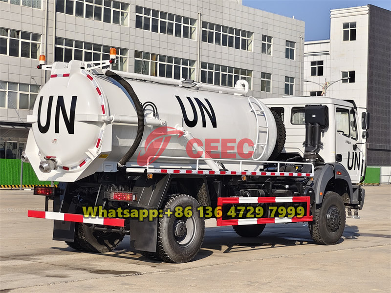 Beiben 4×4 sewage removal truck