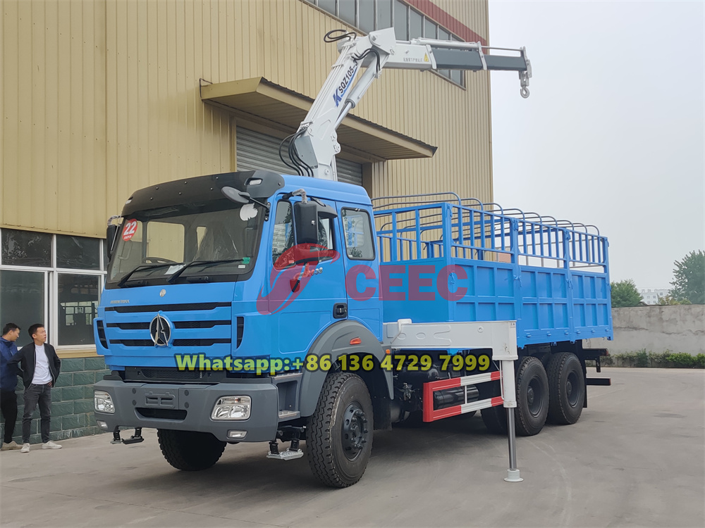 beiben 10  knuckle crane truck