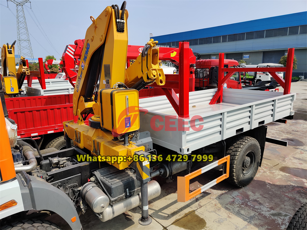 beiben 4x4 drive crane truck