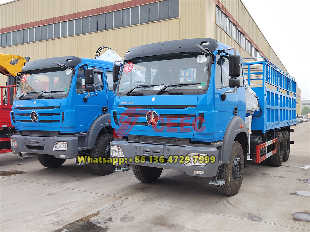 beiben 10  knuckle crane truck