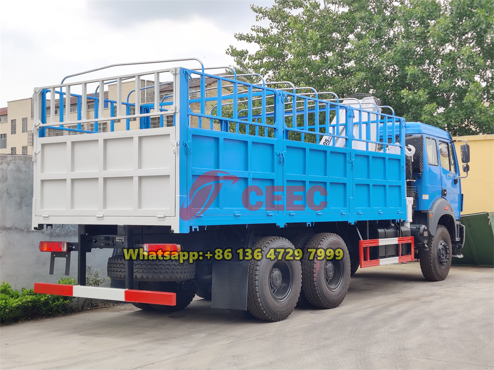 beiben 10  knuckle crane truck