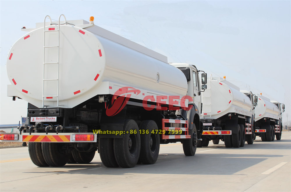 beiben 2638 off road water tanker truck