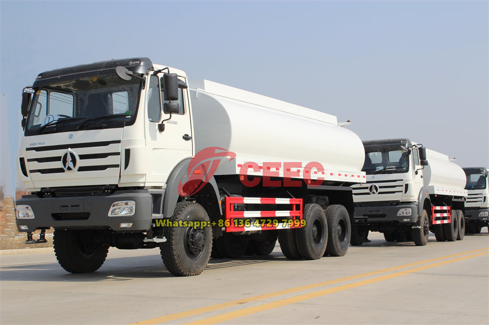 beiben 2638 off road water tanker truck