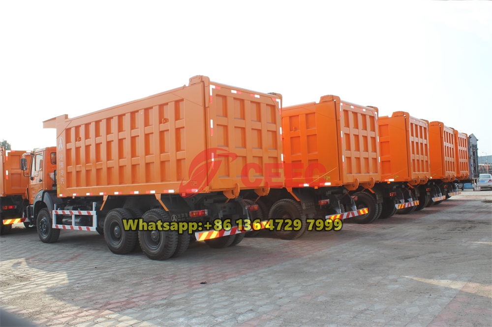  Beiben 6x4 drive dump truck for nigeria