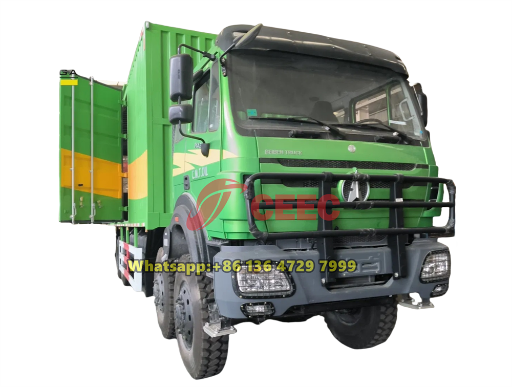 beiben 8x8 drive off road truck