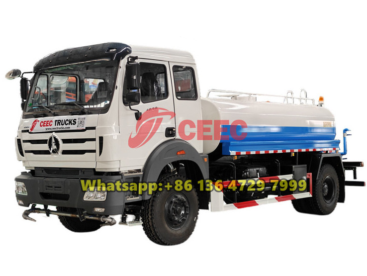 Beiben 6 wheeler 8000L water bowser