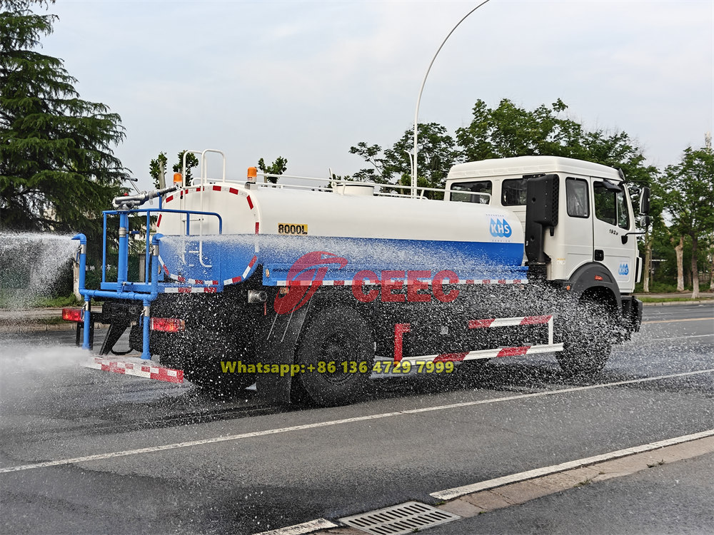 beiben 8000 liters water truck