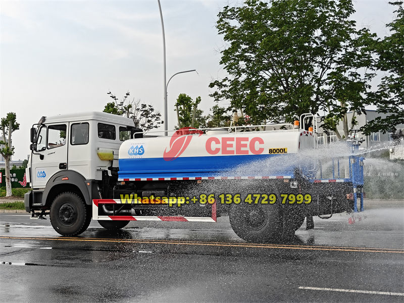 Beiben 8000 liters water tank vehicle