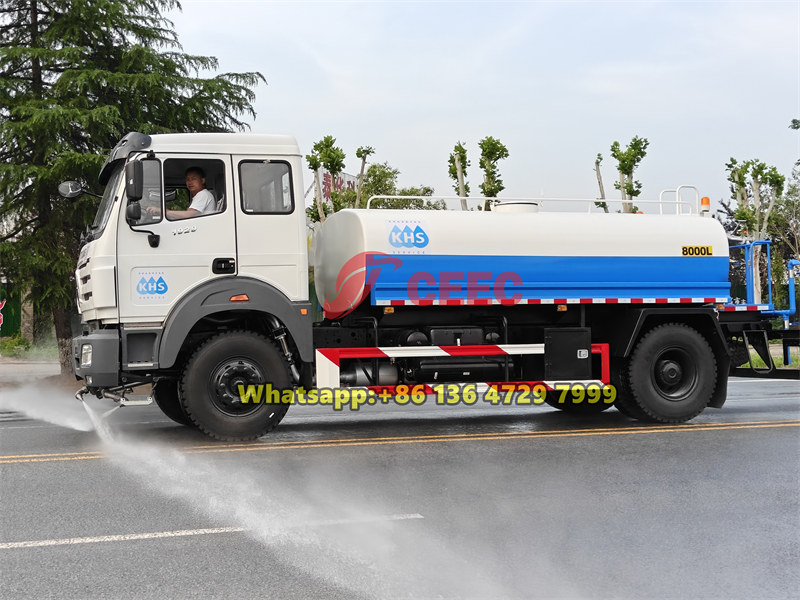 Beiben 4×2 water wagon
