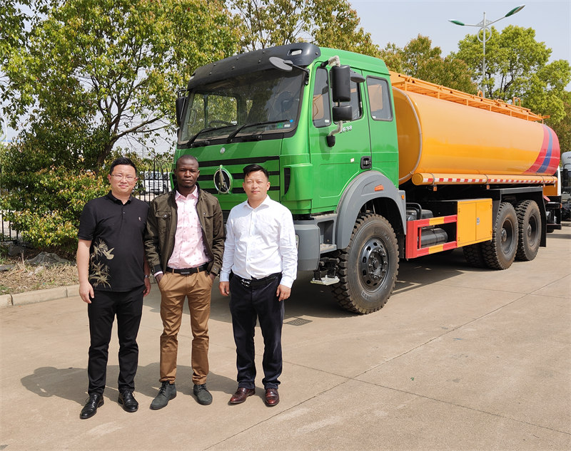tanzania beiben 6x6 drive fuel truck