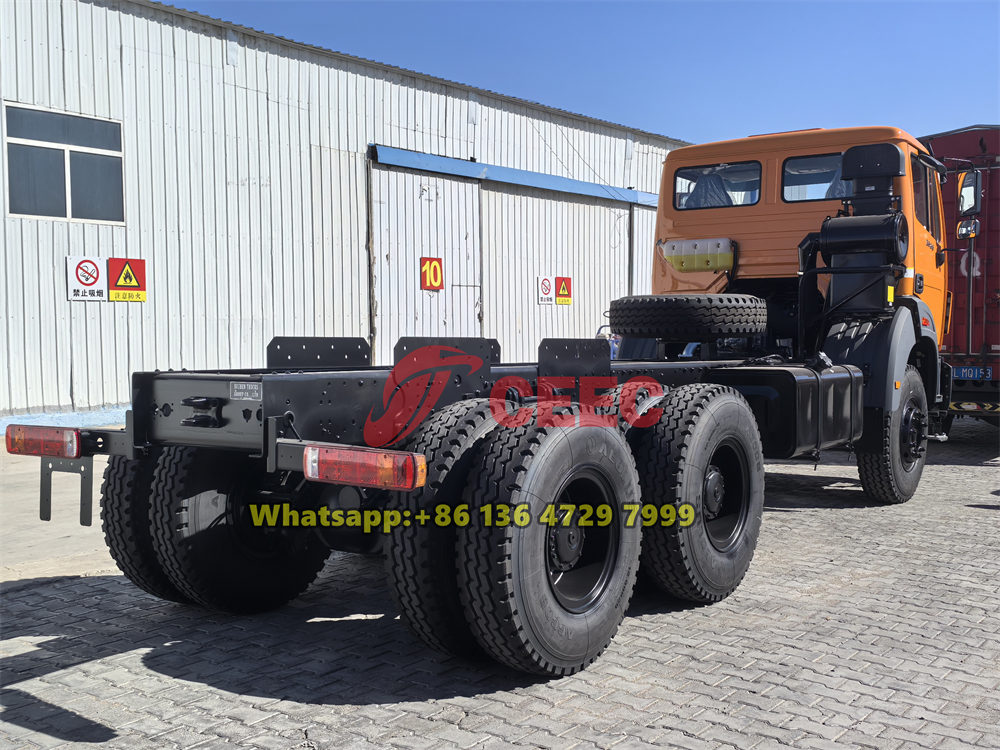 beiben 6x6 dump truck chassis